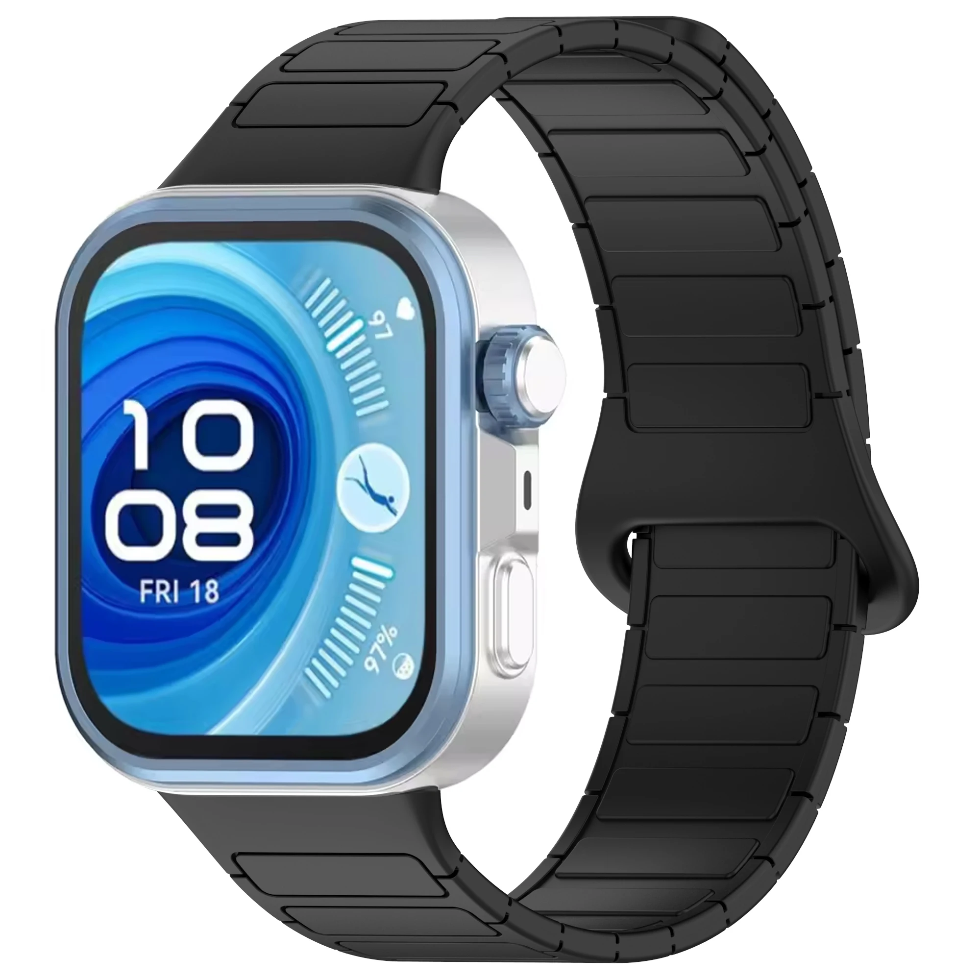 Magnetic Loop Silicone Replacement Strap Bracelet