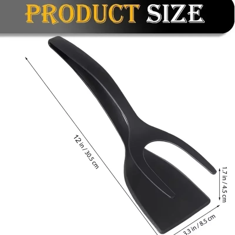 Cooking Spatula Silicone Spatula Cooking Tongs Steak Spatula Shovel Clip Silicone Grip Flip Tongs Egg Steak Spatula Tongs Clamp Pancake Fried Turners