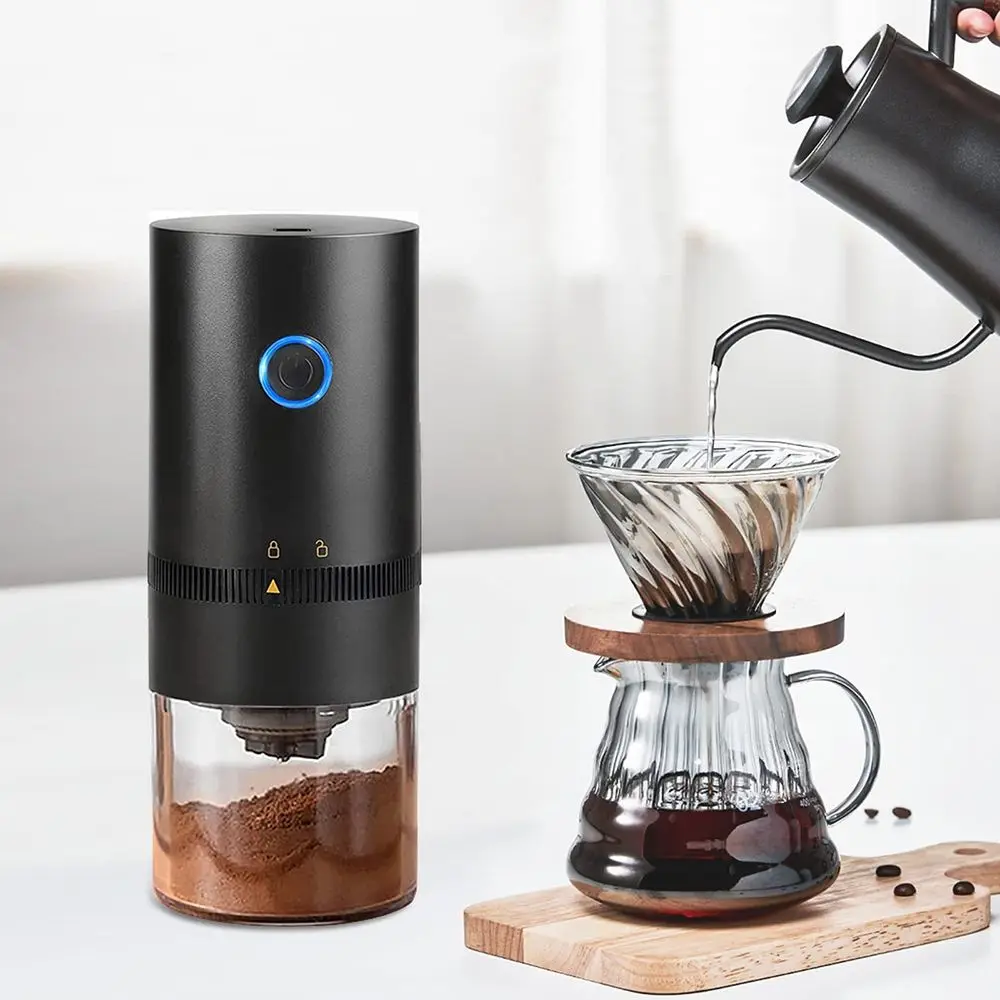 Electric Coffee Bean Grinder USB Type-C Charging Mini Coffee Bean Mill  Grinder Espresso Spice Grinder for Drip Coffee Kitchen - AliExpress