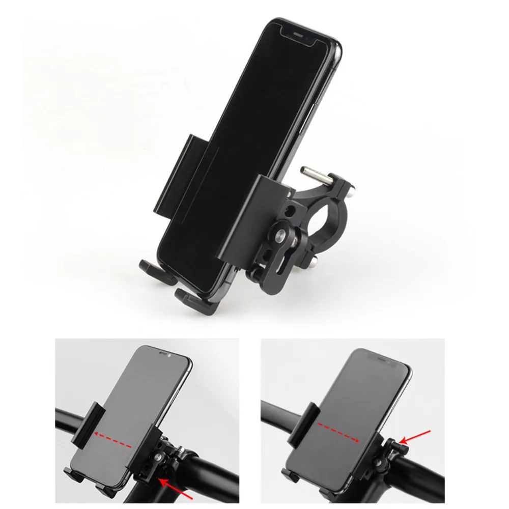 Mountain-alumiiniseoksesta joystick-tyylinen pidike, sähköpyöräilynavigointiin tarkoitettu liukumaton puhelimen pidike_voghion.com