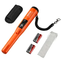VEVOR Metal Detector Pinpointer IP66/IP68 Waterproof Handheld Pin Pointer Wand 1.96"/4.5" Detection Depth 3 Modes for Detecting 1