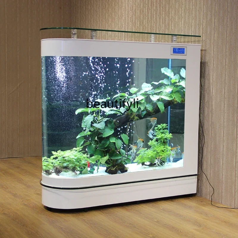 

Стеклянный напольный шар zqHJ для аквариума, домашняя перегородка большого и среднего размера с рыбками в гостиную