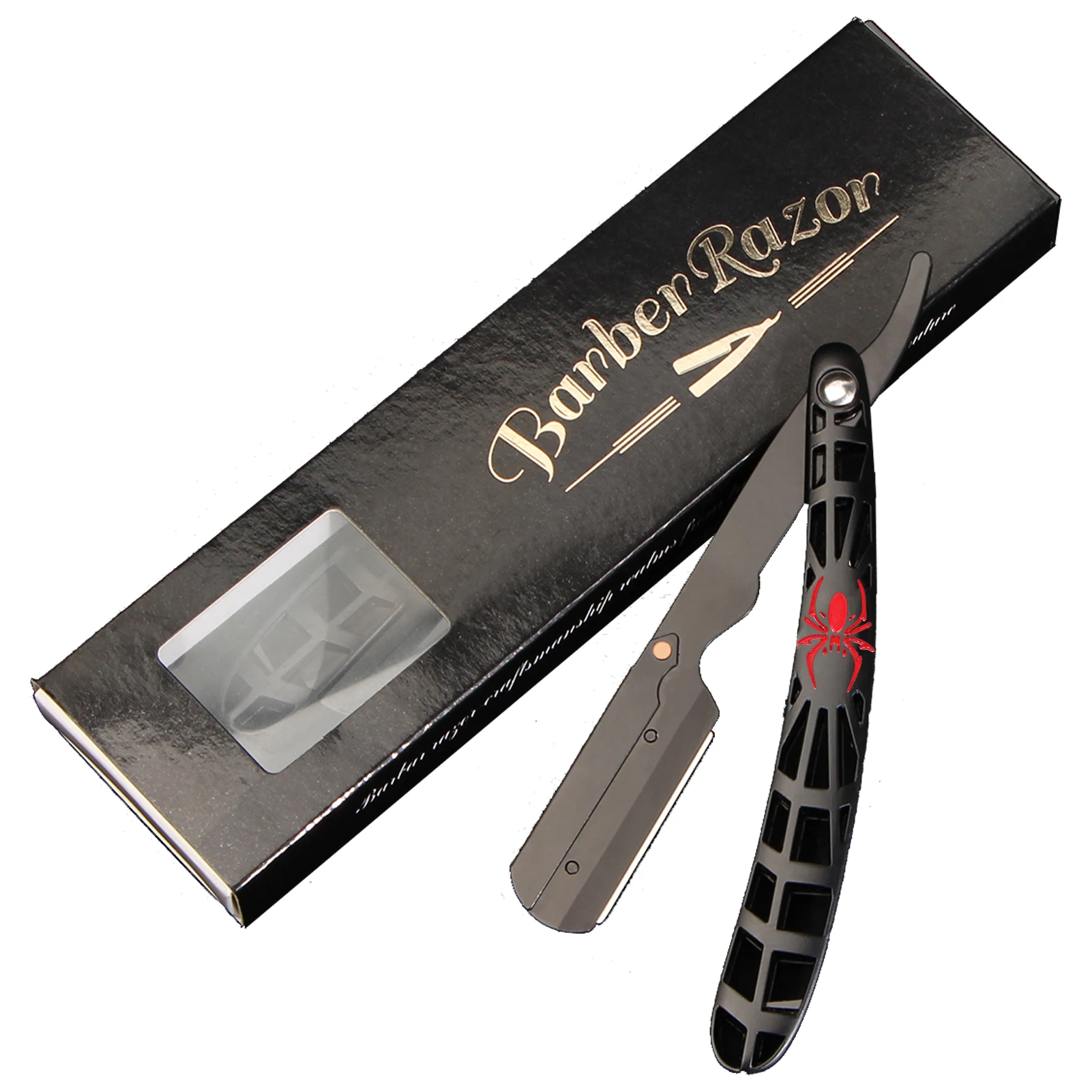 

Straight Edge Shaving Razors Classic Design Durable Use Smooth Edge for Eyebrow Beard Removal