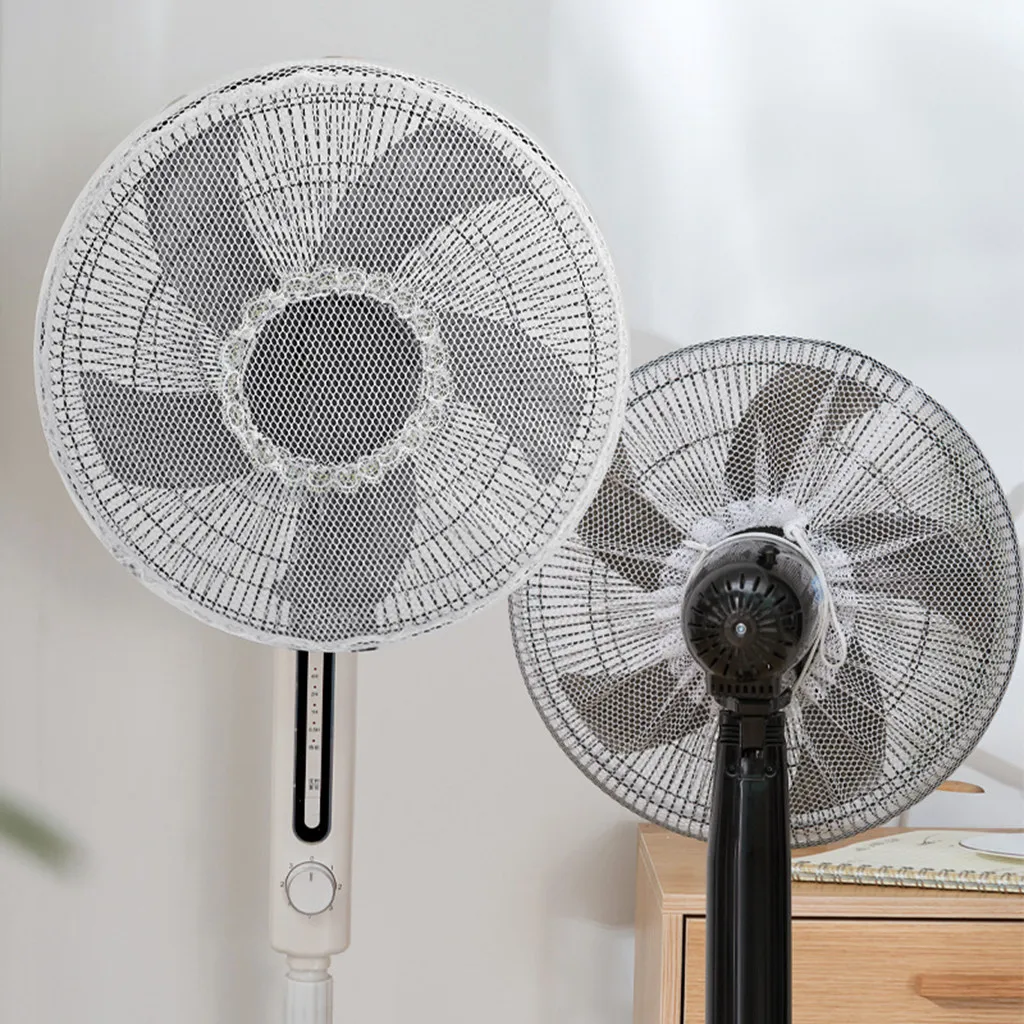 Dust Cover Fan Cover Electric Fan Dustproof Fan Protection Cover Safety Net Cover Anti-pinch Hand Protection Net 45cm Children