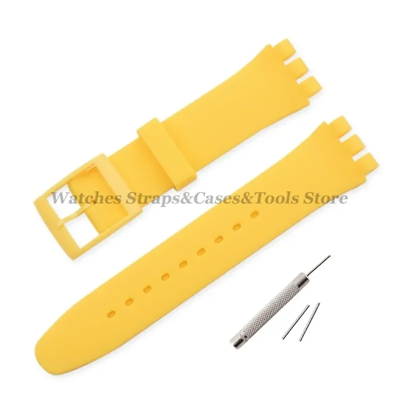 Soft Silicone Sports Watch Band - Rubber Strap Replacement