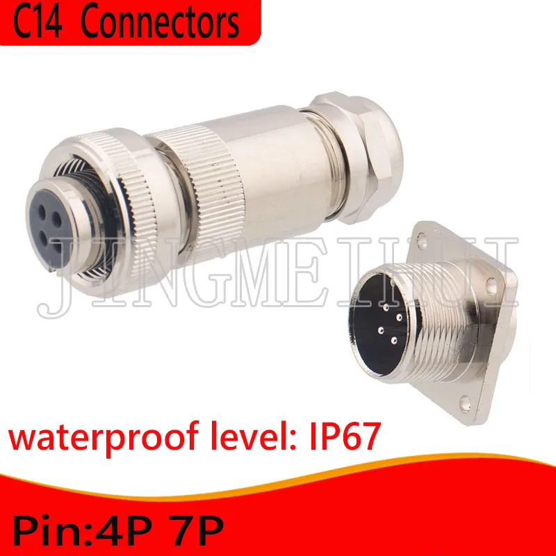 Connettore Valvola Idraulica C14 Valvola Proporzionale A 7 Core 4P Servo Plug Moog Moog Rexroth Itt Atos Vickers Connettore Parker