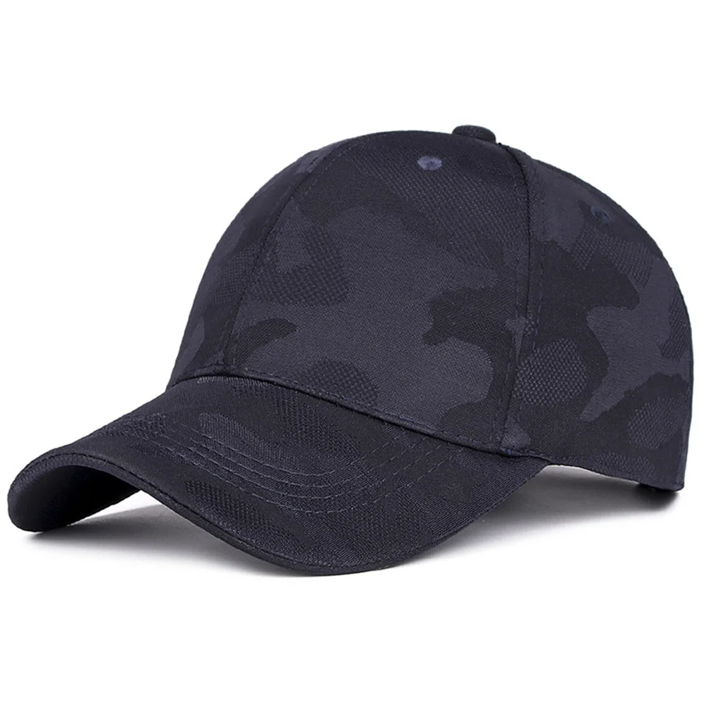 Herren-Baseballmütze mit Camouflage-Muster, Outdoor-Freizeit-Sonnenhut, Unisex-Golfhut für Frühling und Herbst – Detail 6