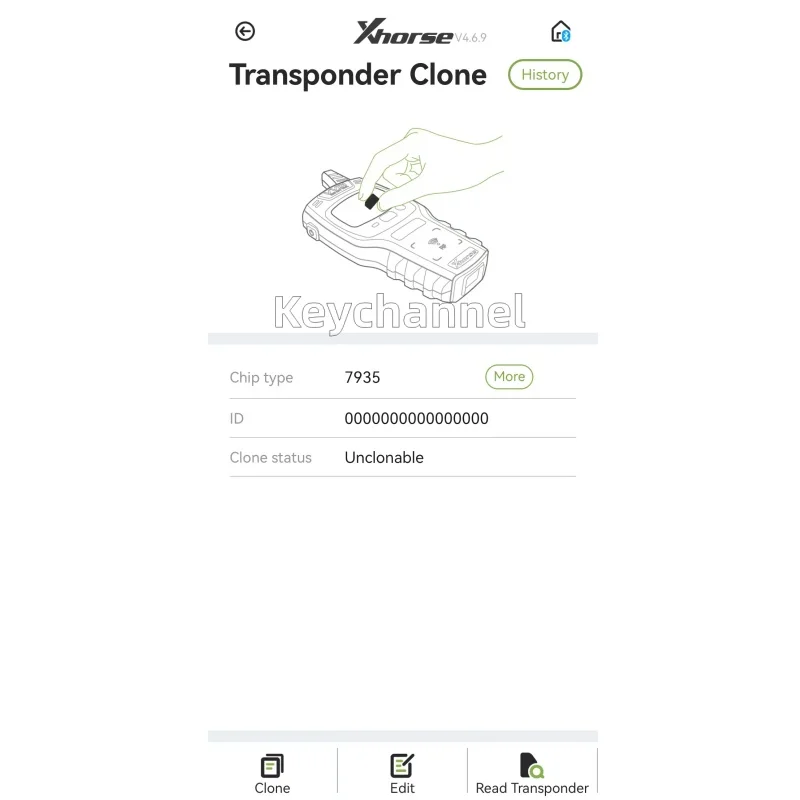 5pcs 7935 Chip VVDI ID40/42/44 Xhorse XT15 Transponder Chip Car Key PCF7935 For BMW EWS Programming keychannel