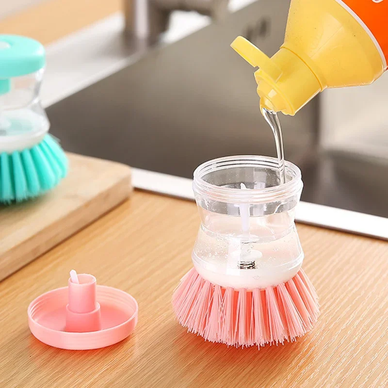Dish Brush with Soap Dispenser 3