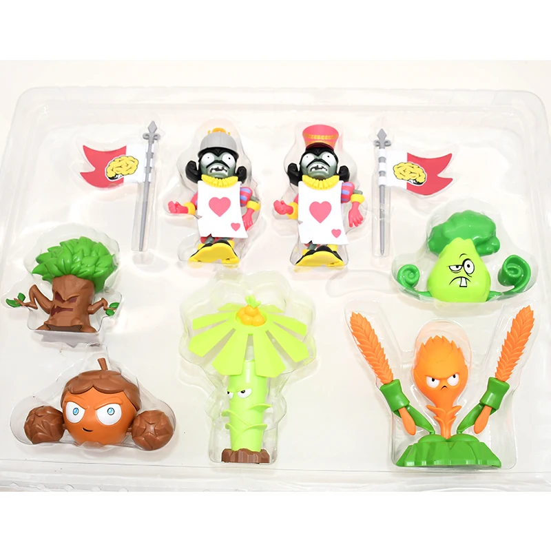 PLANTS VS ZOMBIES 2 Toys Full Set New Role Poker Bucket Zombie