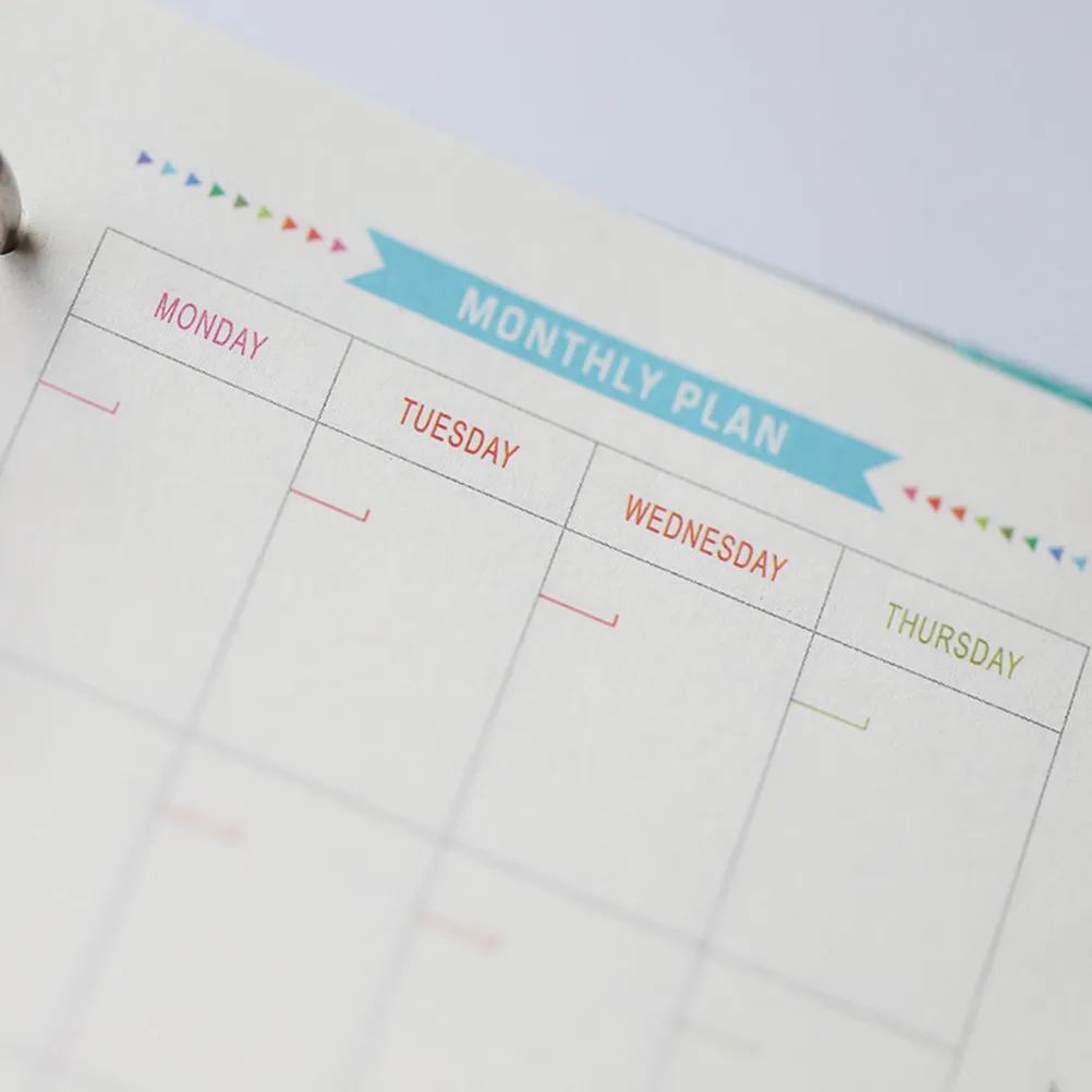 40매 A5 용지 리필 6홀, 모든 표준 A5 바인더와 호환 가능, 부드러운 줄지어진 그리드, 저널 플래너, 여행, 사무용