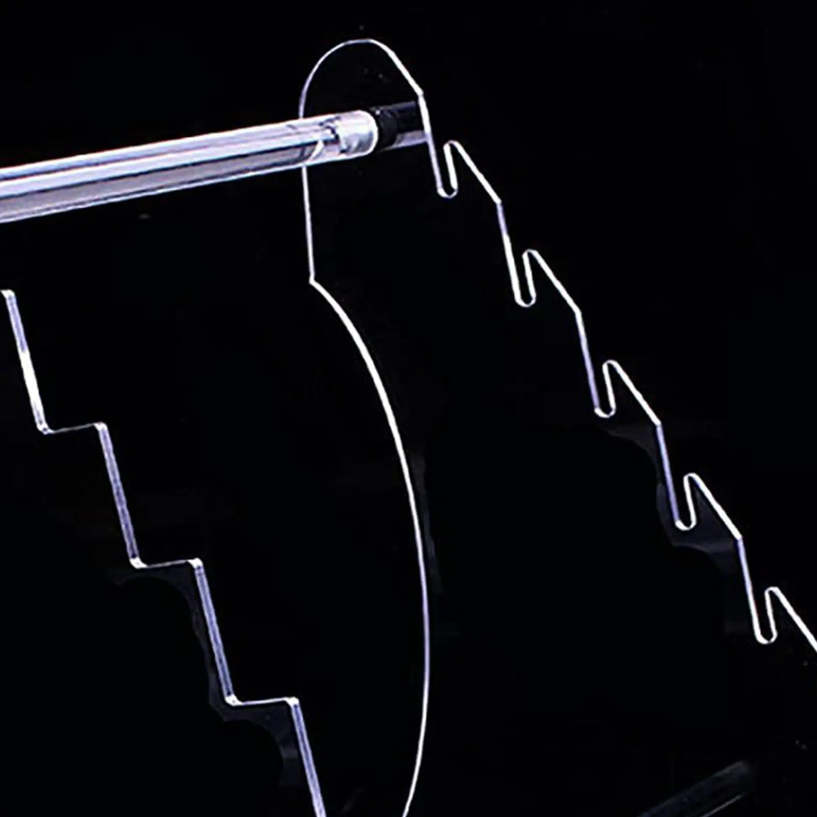 Knife Holder Storage Rack Bracket Transparent 18x15x24cm with 8 Layers Clear Shelf for Office Lounge Multipurpose Lightweight Knife Holder Storage Rack Bracket Transparent 18x15x24cm with 8 Layers Clear Shelf for Office Lounge Multipurpose Lightweight