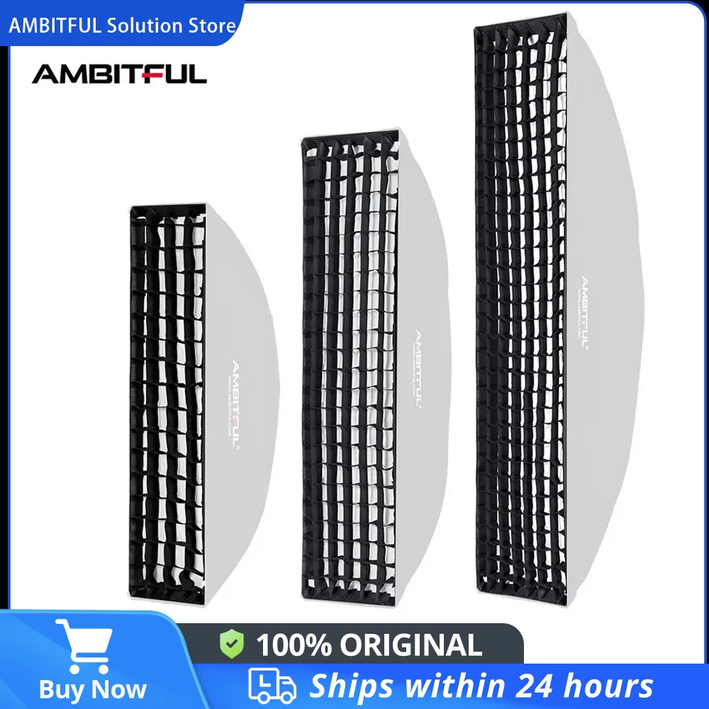 22x90cm 9"x 35" 30x120cm 12"x47" 35x160cm 14"x63" Rectangle Strip Softbox Honeycomb Grid (Does not include softbox) photography softbox bowens mount softbox portable softbox