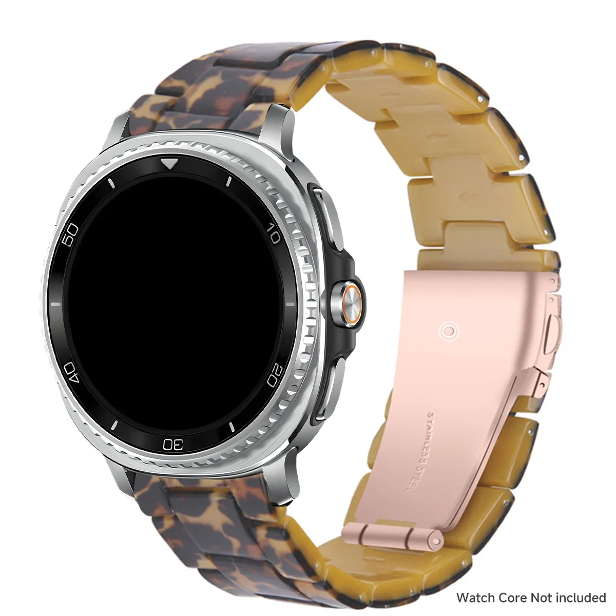 Luxury Transparent Resin Strap - Premium Link Bracelet