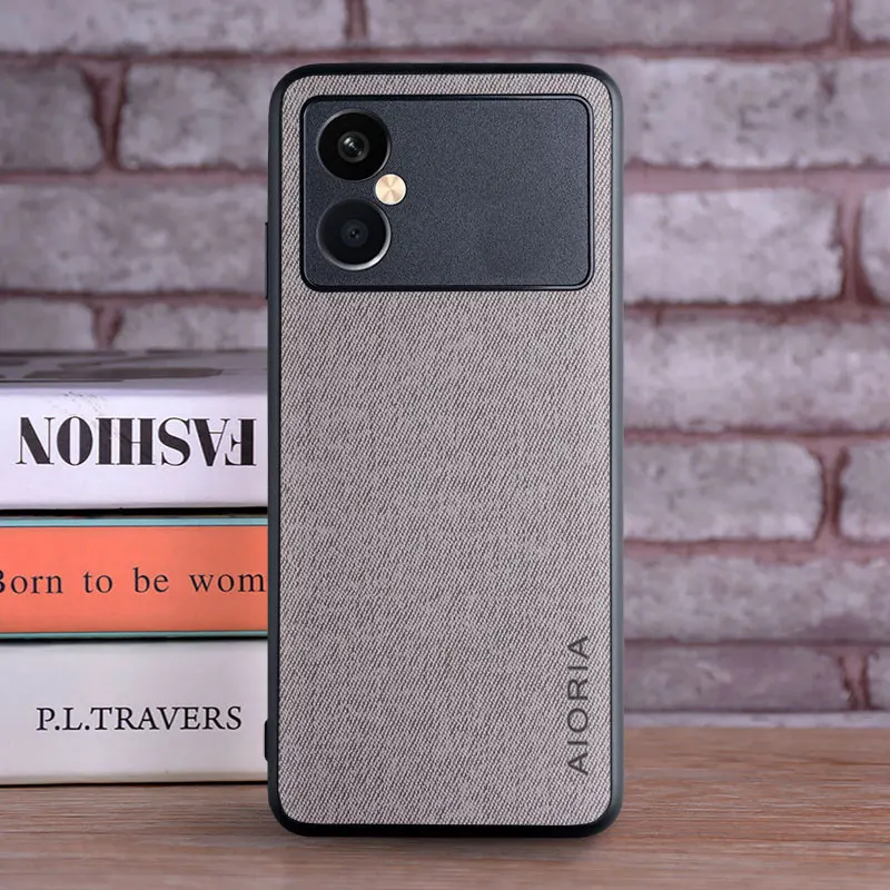 Luxury Textile Leather Soft Phone Case Cover