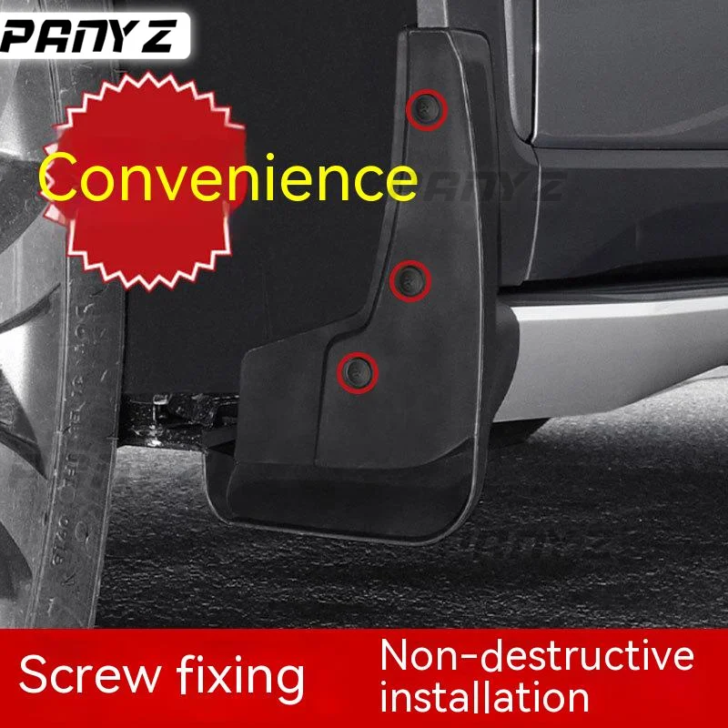 4 Stuks Auto Spatlappen, Voor Volkswagen Tiguan L R-Line 2018-2020, Voor & Achter Spatbord, Splash Guards Fender, Volledige Bescherming Auto Body Wiel Accessoires