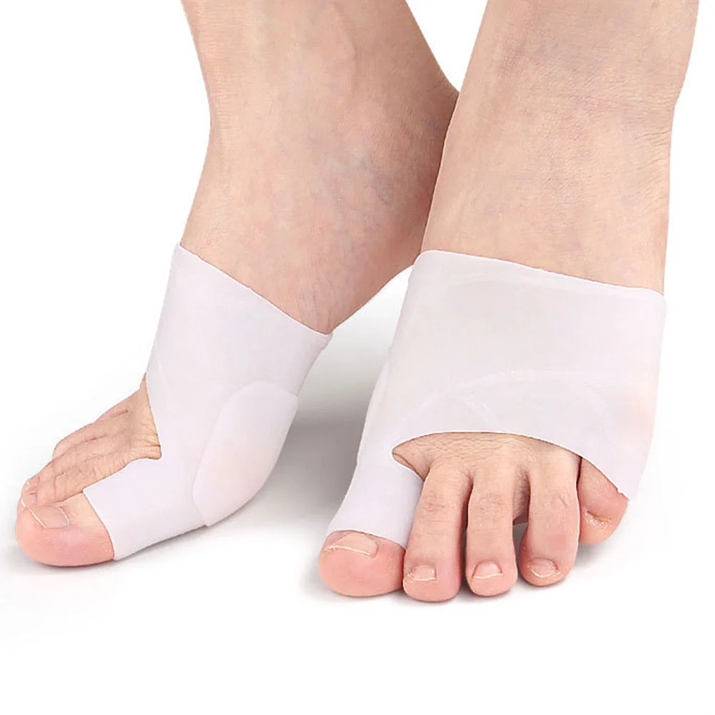 2 Pairs Split Toe Orthosis Corrector Cushions Gasket Seperators Silica Gel Spacer Big Brace Spreaders
