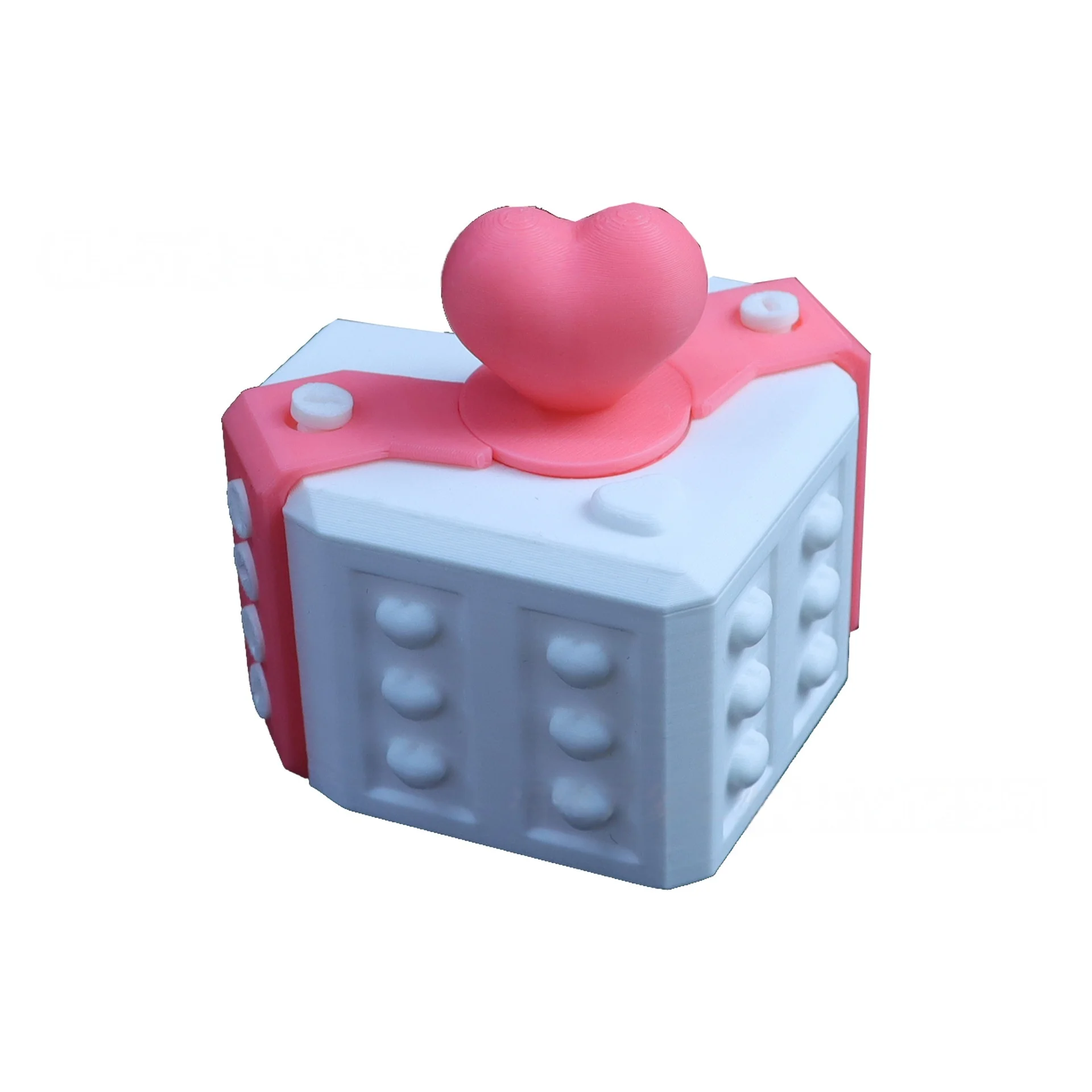 Heart Annoying Gift Box with Fun Screws 3D Prank Plaything Take Apart Boxes To Get Gifts Valentines Day Gifts Decorations