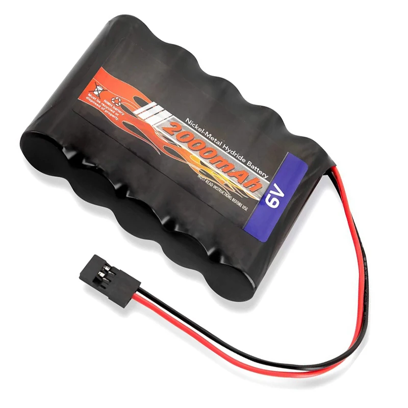 Melasta 9.6V 2000mAh NiMH RC Receptor Batería Con - Foto 12