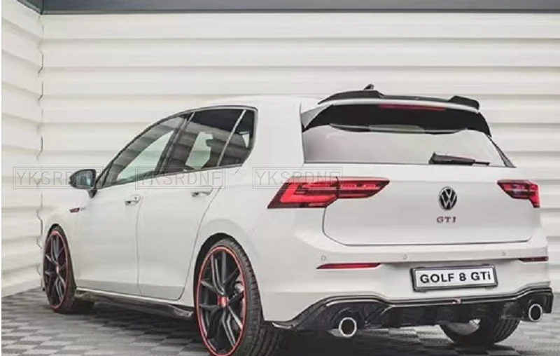 Car Bumper Spoiler Rear Side Splitter Spoiler Lip For Volkswagen Golf 8 GTI Max
