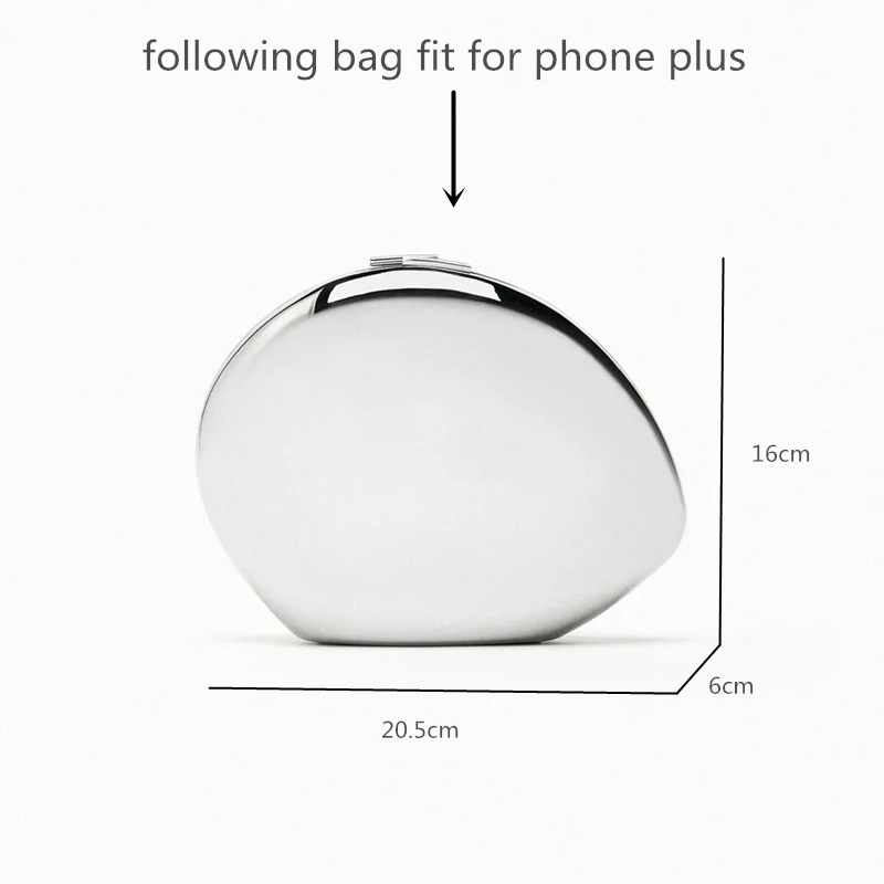 Women metal silver gold shell bag cute Evening Clutch Bag with strap For Wedding Party small Purses Designer Handbags