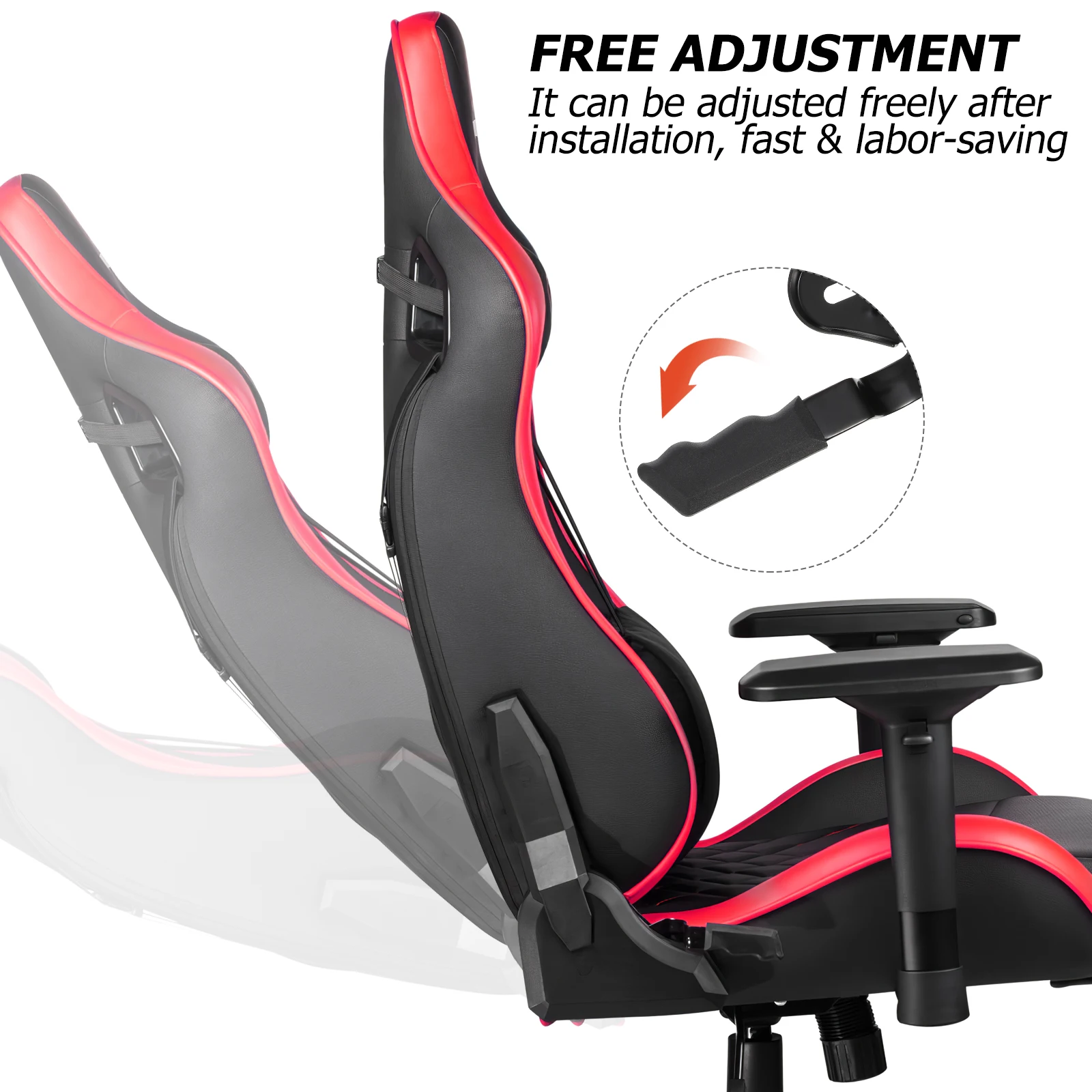 Chair Angle Adjuster Office Chair Seat Angle Adjuster Multi-Angle Turner Regulator Gaming Chair 180 Degree Chair Adjusting Part