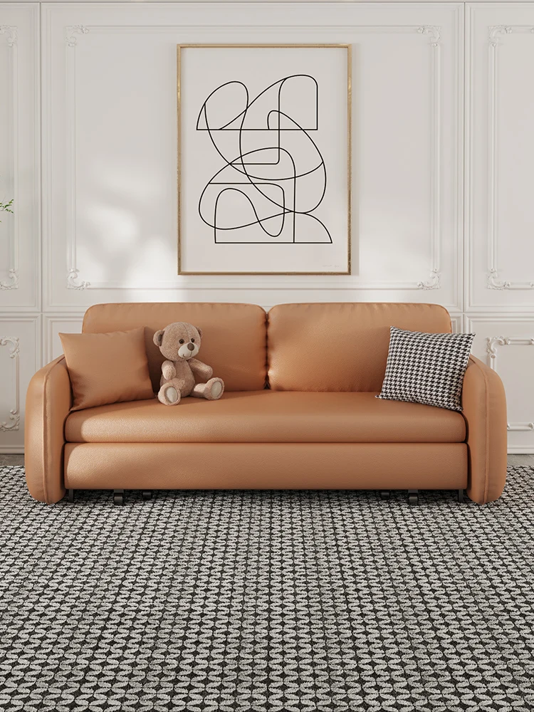 

Sofa bed foldable dual-purpose living room 2021 new small family pull-out push-pull bed without occupying space