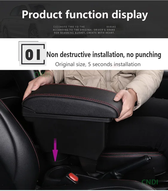 Accoudoir Peugeot 208 II 2019 2020 2021 2022