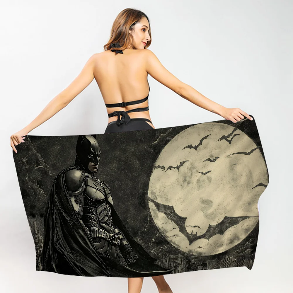 B-Batmans-S Big Microfiber Beach Towels Quick Dry Towel Sand Beach Towels Pool Towel for Travel Swim Pool Yoga 5