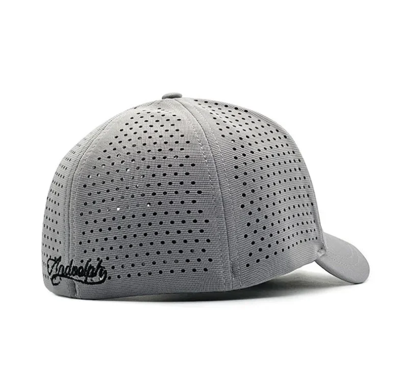 Big Head Hat Back Closed 5 cm Baseballkappe mit kurzer Krempe für Herren, taillierte Mesh-Kappen, dehnbare, vollständig geschlossene Kappen, 56–60 cm, 61-65 cm – Detail 16