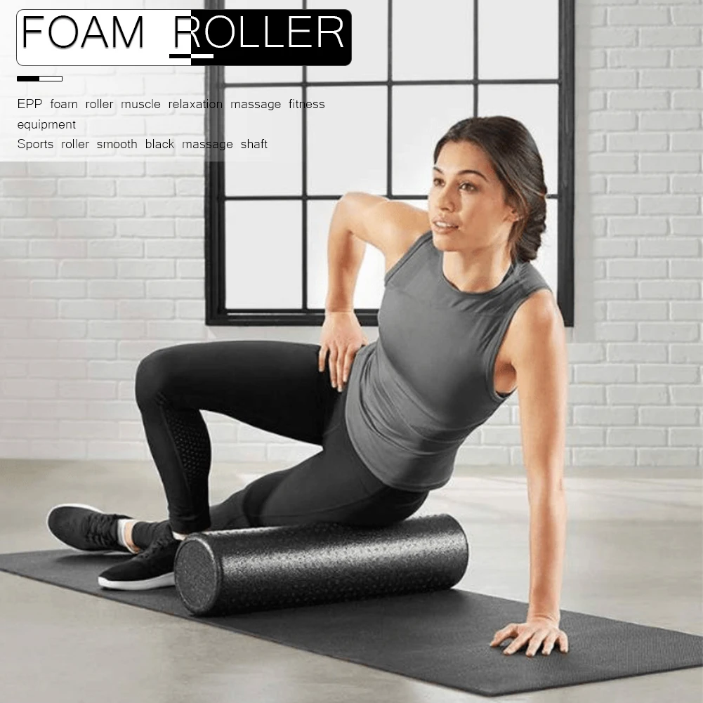 Yoga Foam Roller Professional Gym Body Buliding Massage Roller Washable Lightweight Workout Exercise Training Equipm