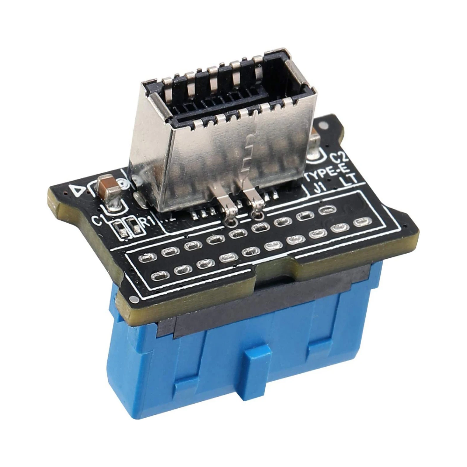 

Vertical USB 3.0 Front Panel Socket 19 Pin to Type E 20 Pin Header Extension Cable Adapter For Motherboard Card Type-E Connector