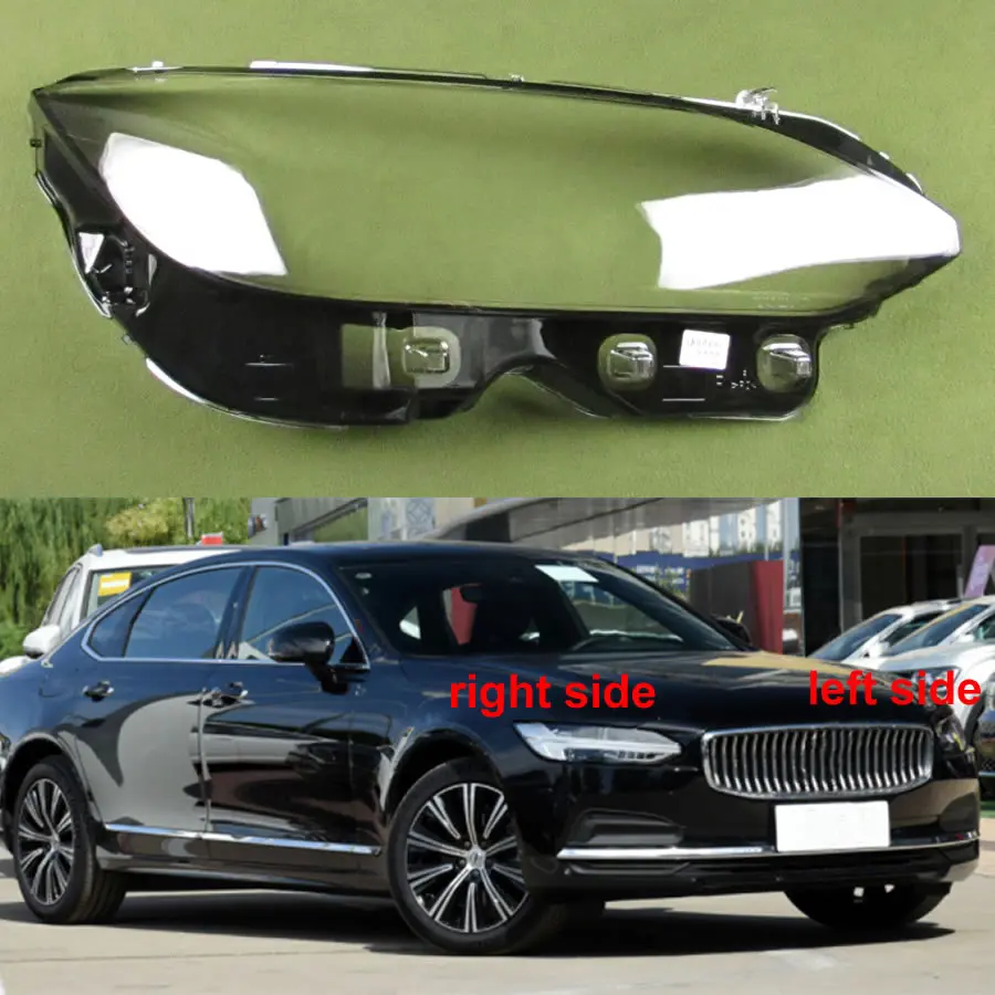 

Transparent Lamp Shade Headlight Shell Headlamp Cover Plexiglass Replace The Original Lampshade For Volvo S90 S90L 2016-2022