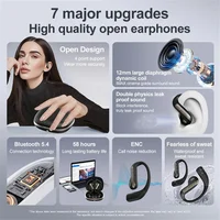 Smart AI Translation Headset Stereo Sound Semi-in-ear Air Conduction True Wireless Sport Long-lasting Bluetooth Ear Hook Headset - Image 2