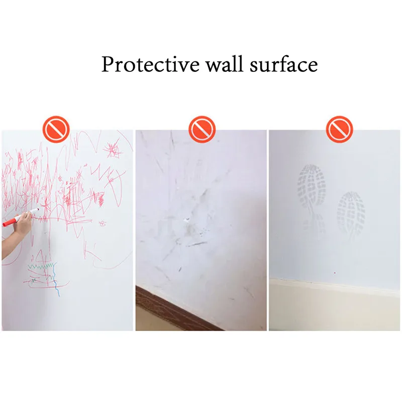 Transparent wall protection