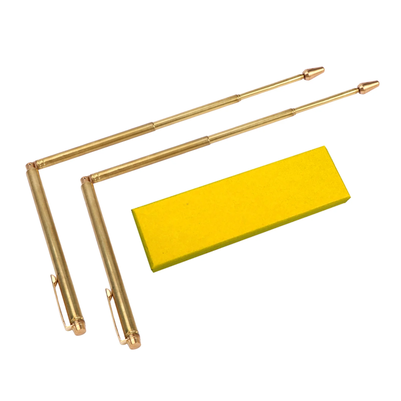 2Pcs Metal Detector In Ottone Rod Rabdoming Rods Divining Detector Caccia Paranormale Asta Psichica Aste Di Posizionamento Dell'Acqua All'Aperto