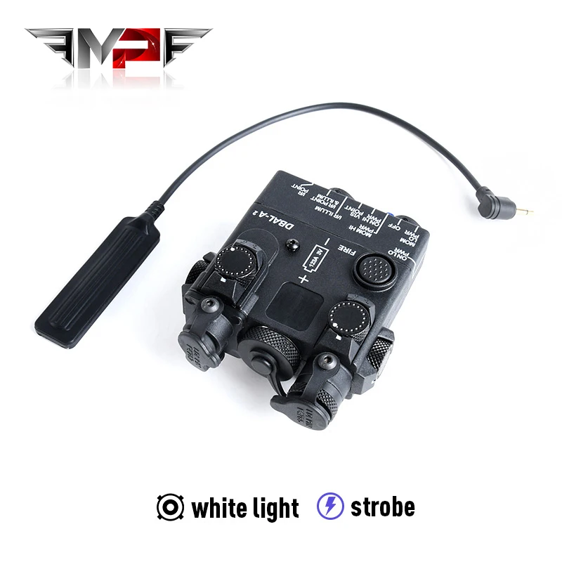 Tactical Dbal a2 Laser Indicator Green Laser + White Light Fit 20mm Picatinny Rail Peq Airsoft Hunting Weapon Red Dot Rays MAWL