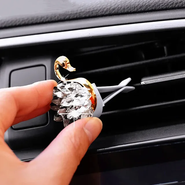 O Acessório Automotivo Elegante e Perfumado: Swan Diamond de Luxo 5 Luxury Swan Diamond Car Accessories