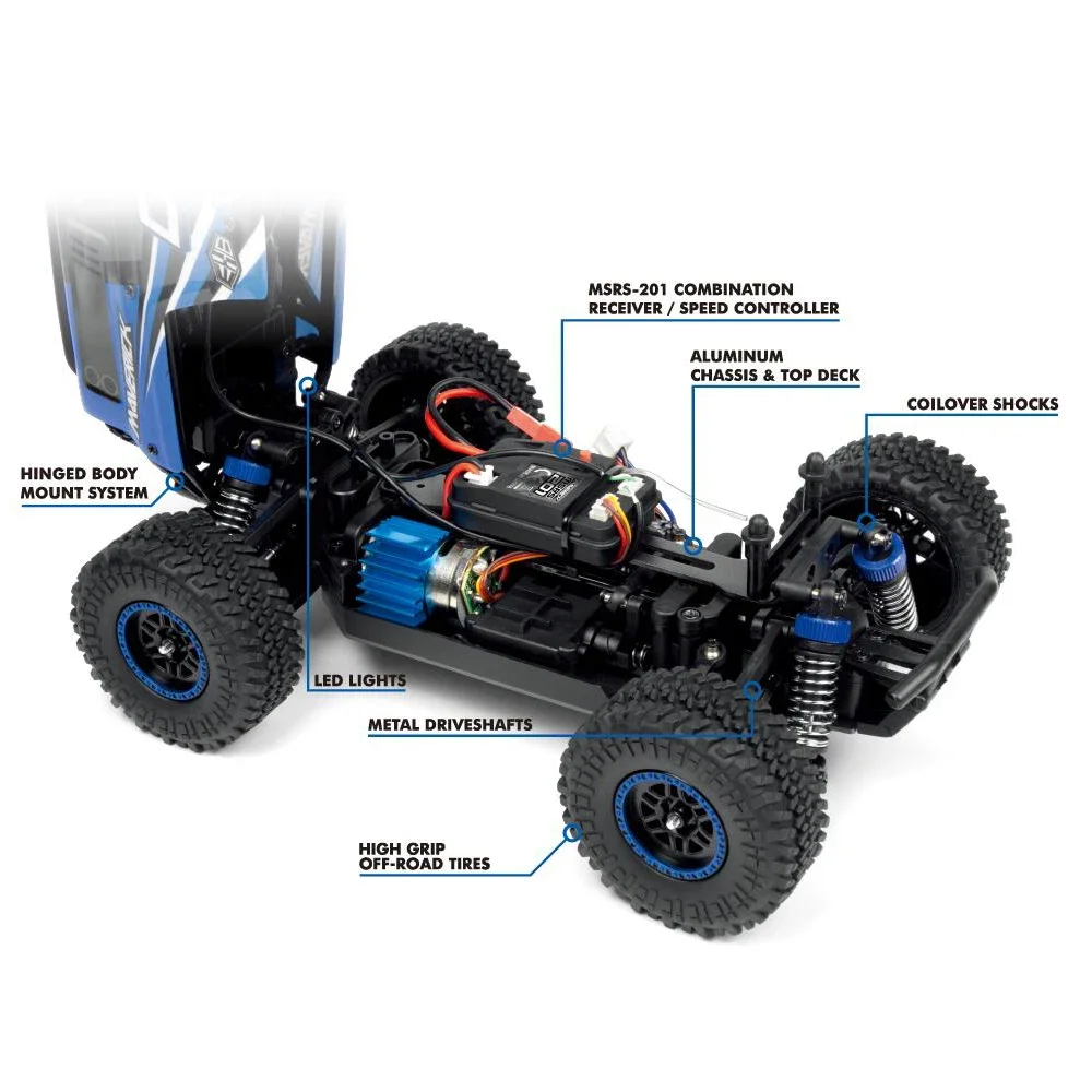 DOHA 150700 1:20 Desert Truck Brushed 4WD RC Electric Remote Control Model Car Rock Crawler Adult Children's Toys 5