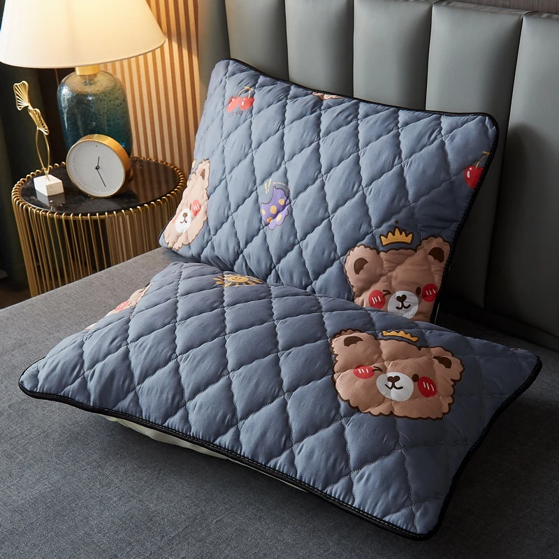 

2Pcs Pillowcase Waterproof 48x74cm for Bed Reactive Printed Pillow Cover Home Decorative Pillow Case