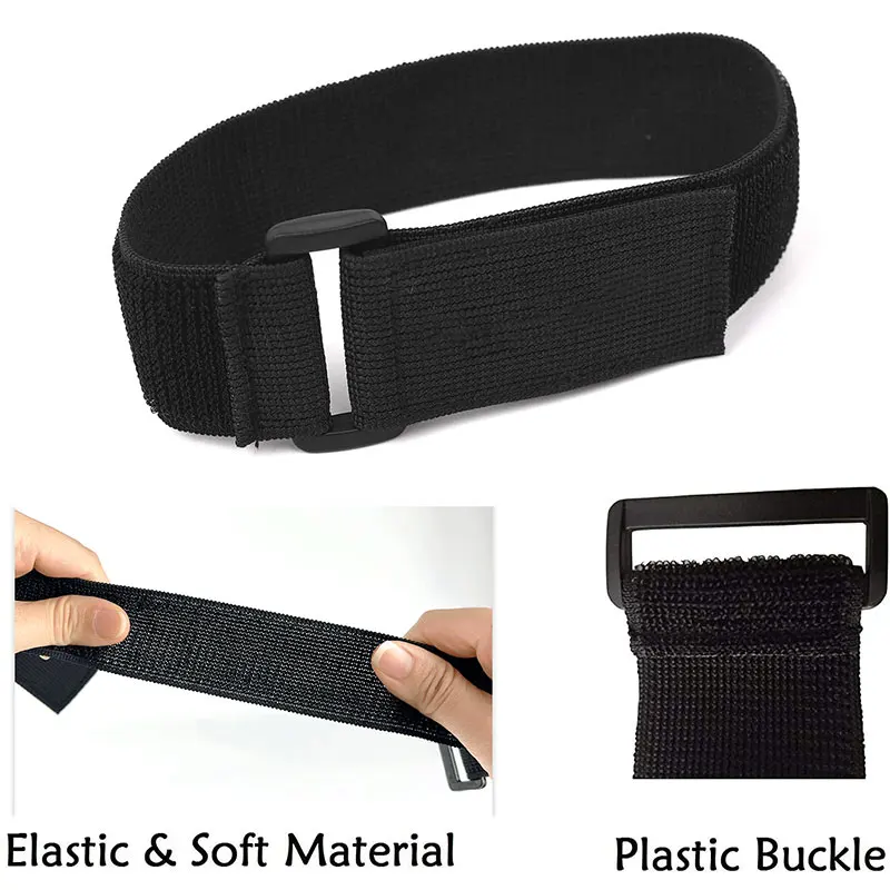 Elastic Cinch Straps with Buckle for Versatile Cable and Cord Organization