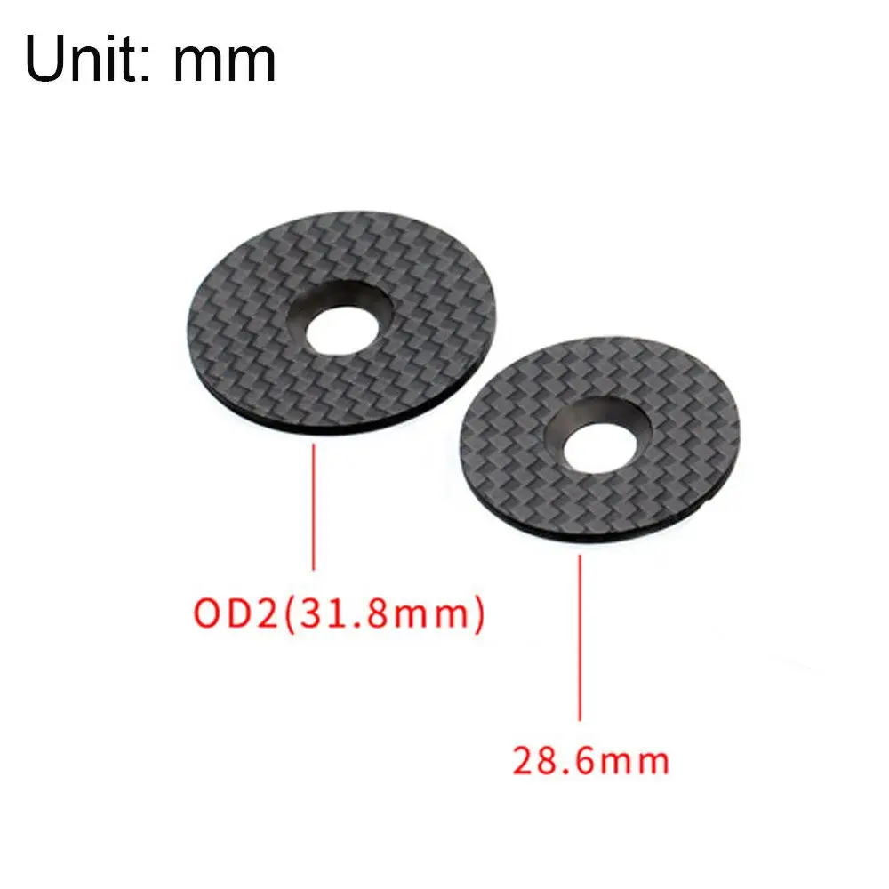 Headset Stem Top Cap Carbon Fiber Mountain Road Bike For 28.6/31.8 Front Fork Fixing Screw Bike Parts Titanium Bolt