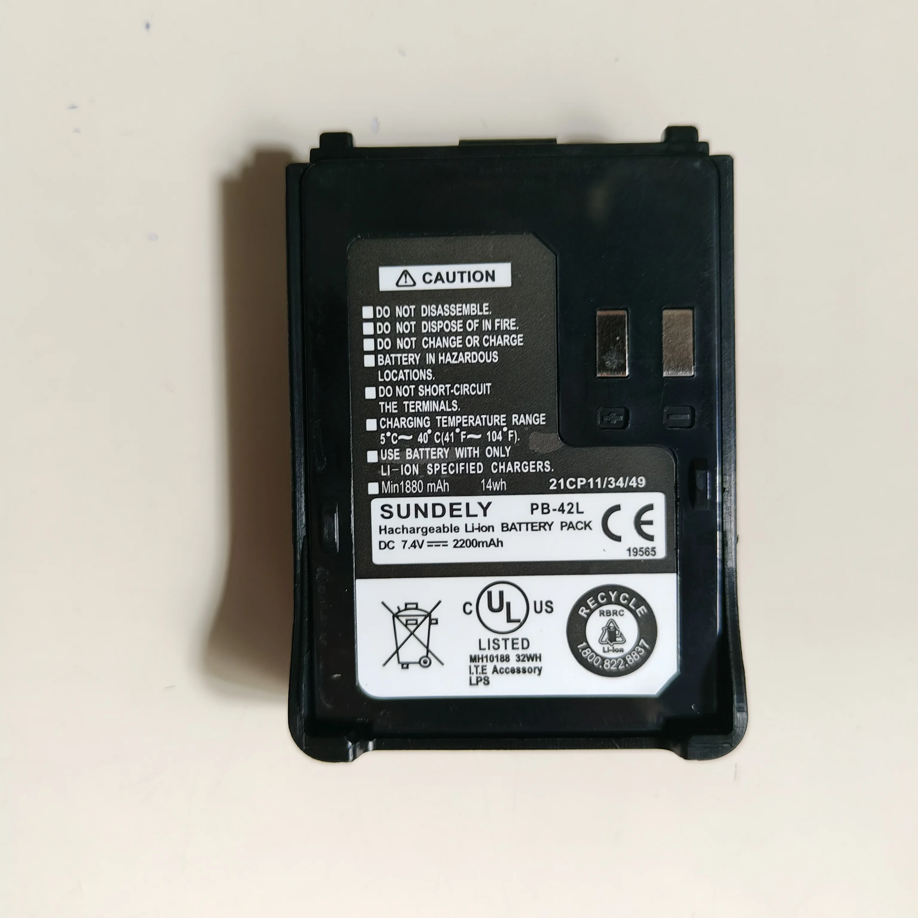 PB-42L Li-ion Battery 7.4V 2000mAh For KENWOOD Walkie Talkie TH-F6 TH-F6A TH-F6E TH-F7 TH-F7A TH-F7E Two Way Radio Extra Battery 4