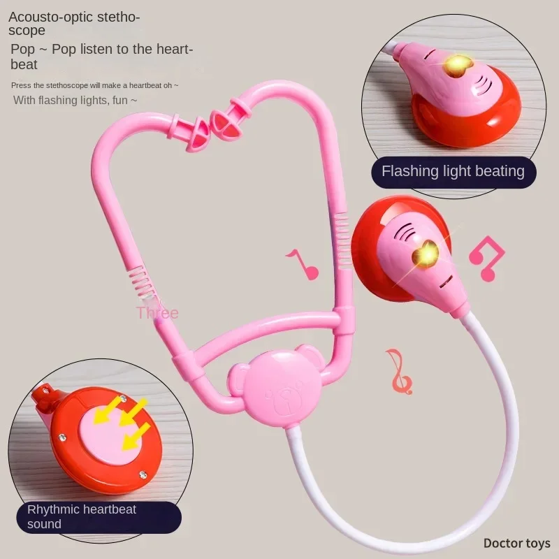 Doctor Nurse Role Play Set Medical Tools With Stethoscope & Injectors In A Pretend Play Trolley Box Ideal Gift for Kids doctor play set doctor toys kit doctor nurse toys