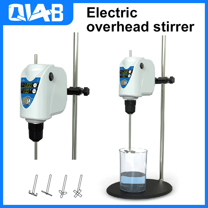 20L LED Electric Digital Overhead Stirrer Mixer Corrosion Resistance Lab  Steel Shaft Lab Mixer Stirrer, Electric Overhead Stirrer Digital Mixer