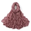 185*75 cm musulman Modal Hijab rayonne coton châles pour femmes mince plaine écharpe grande taille foulard islamique Turban bandeau