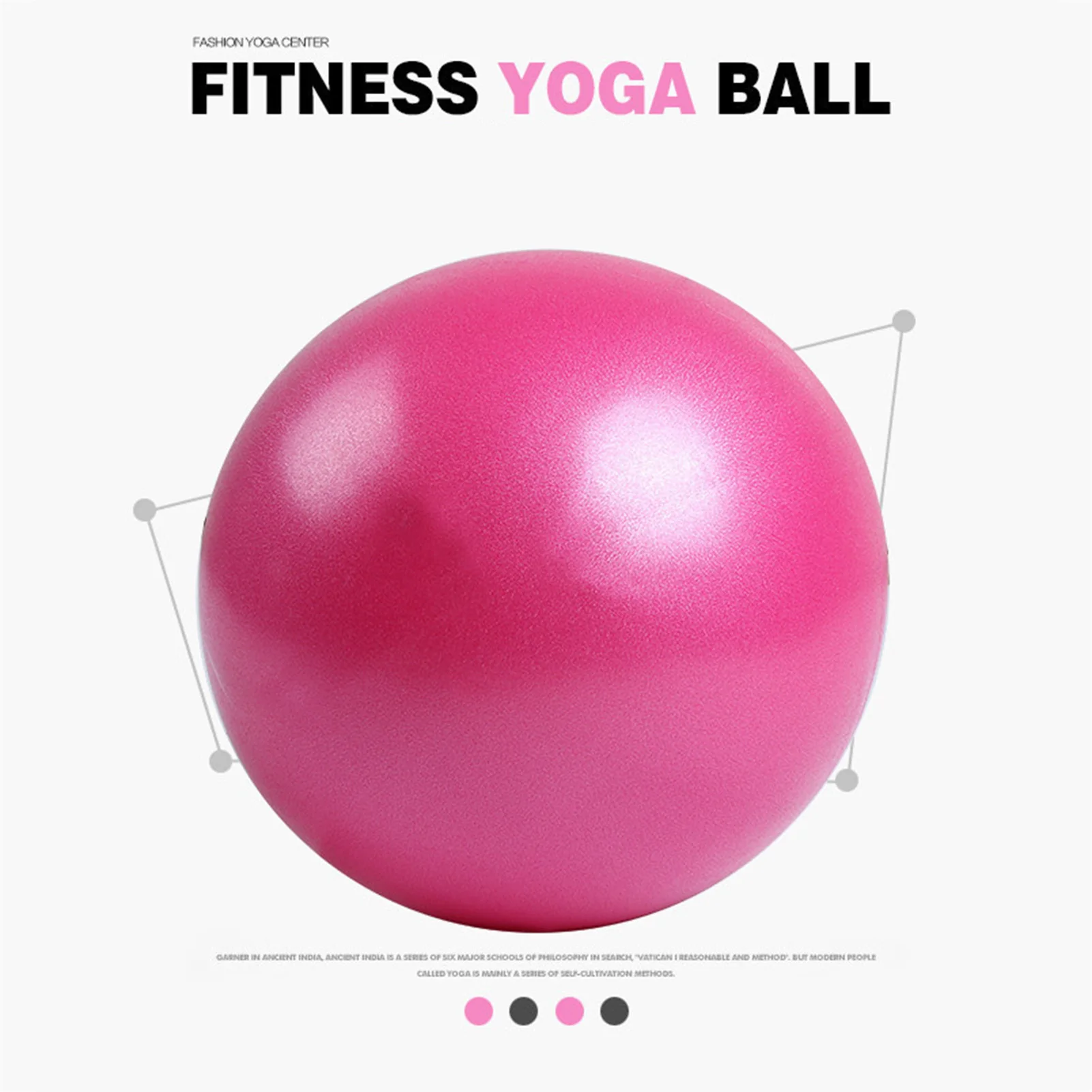 20cm Thicked Exercise Ball Yoga Ball AntiBurst Swiss Balance Therapy for Balance Stability Pregnancy Physical Therapy massage ball yoga ball gymnastics ball