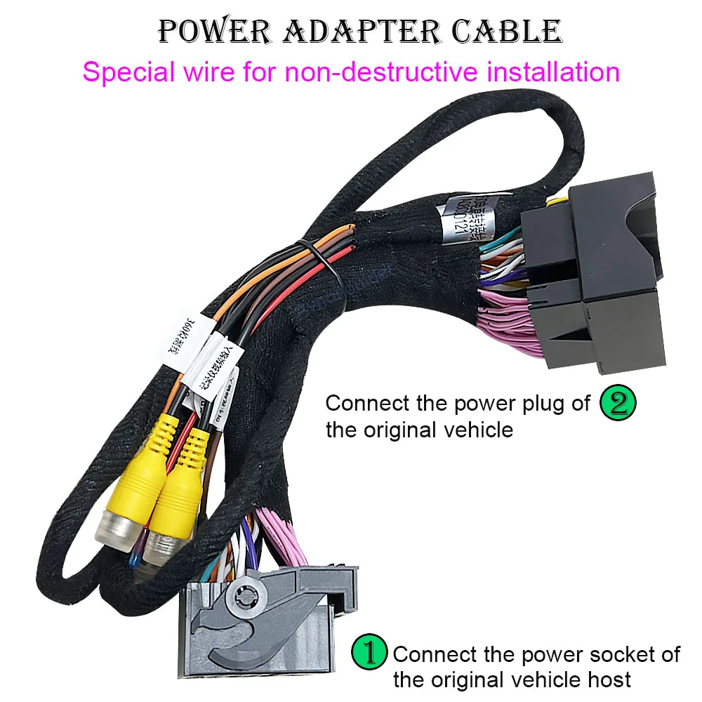 Decodificatore HD per Benz classe A A180 A200 A220 2012 ~ 2014 aggiornamento OEM telecamera di backup anteriore posteriore