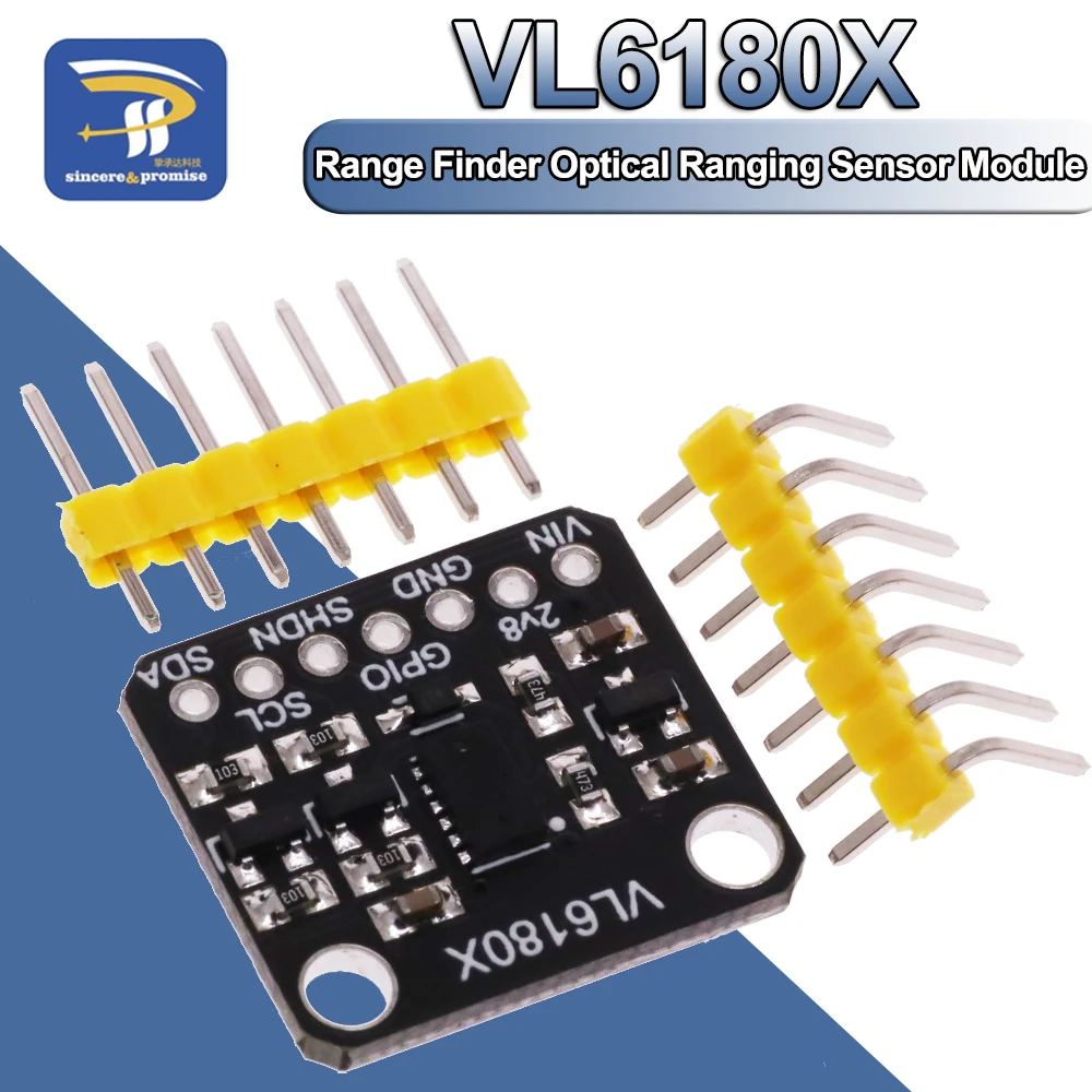 VL6180 VL6180X Entfernungsmesser Optisches Abstandsmessmodul für Arduino I2C-Schnittstelle 3,3V 5V Gestenerkennung