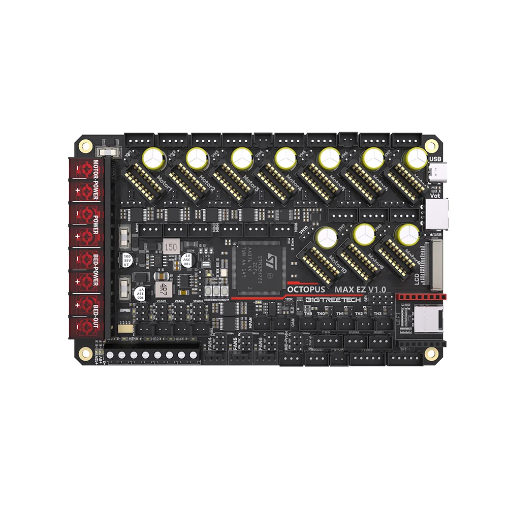 Bigtreetech-placa-mãe Octopus Max ez Atualização da Tela Pro Control Board para Cr10 Voron 32bit Mini12864 V2.0 - Imagem 2